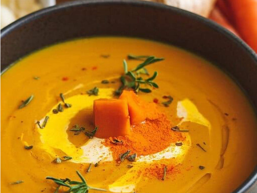 Garden Soup Series: Curried Carrot Ginger Soup