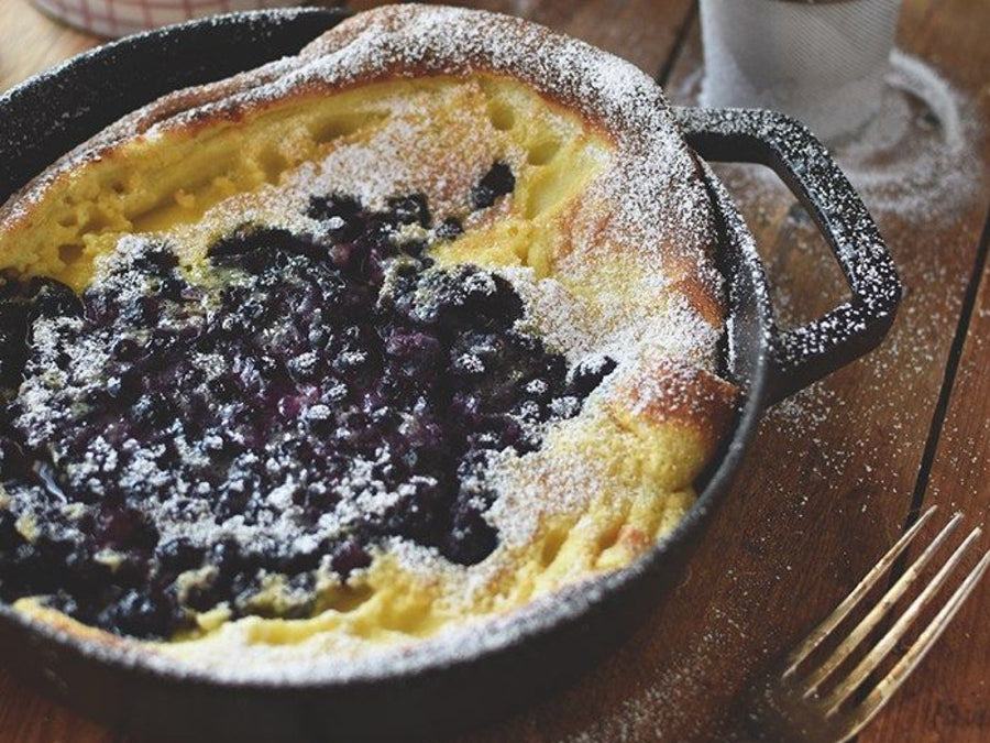 Blueberry Dutch Pancakes