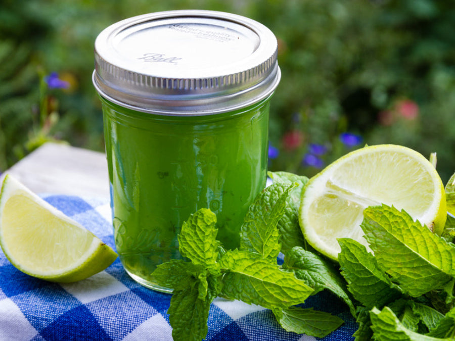 Herb-Infused Elegance in a Jar