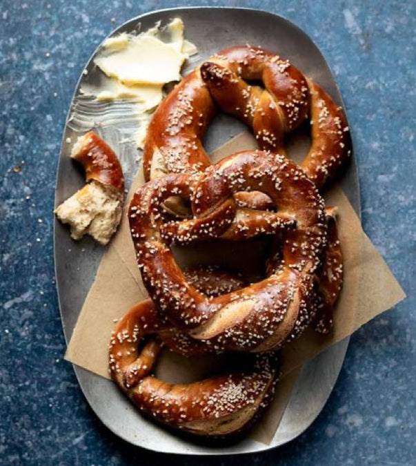 German soft pretzels with the sultry, orchard-deep flavor of our Special Blackberry Jam