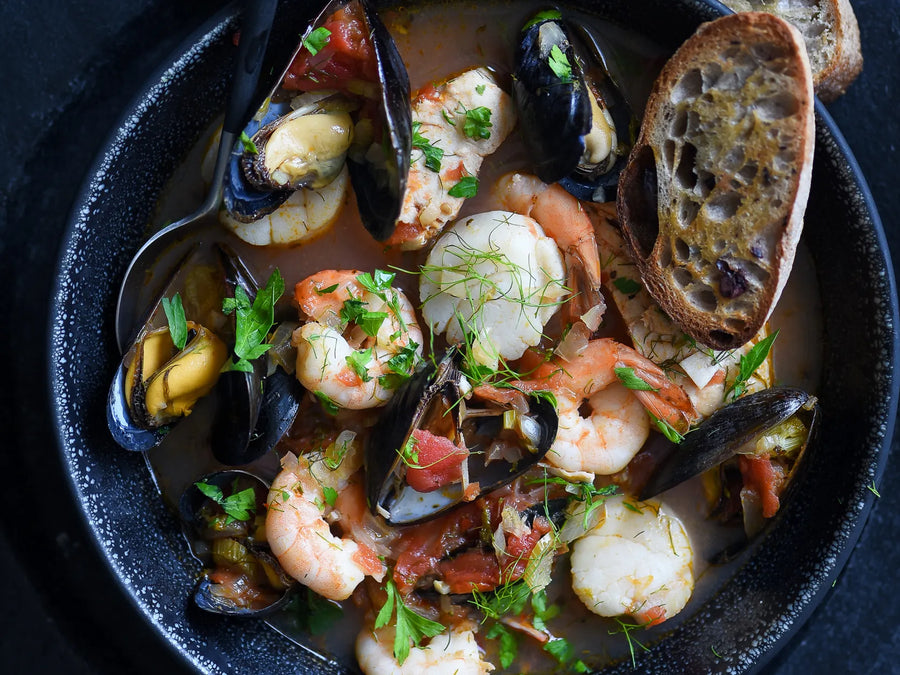 How to Create Fisherman’s Stew (Cioppino) the H&F Way