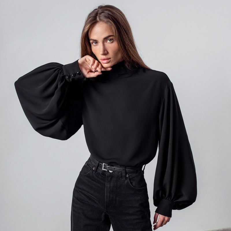 Long Sleeve French Blouse