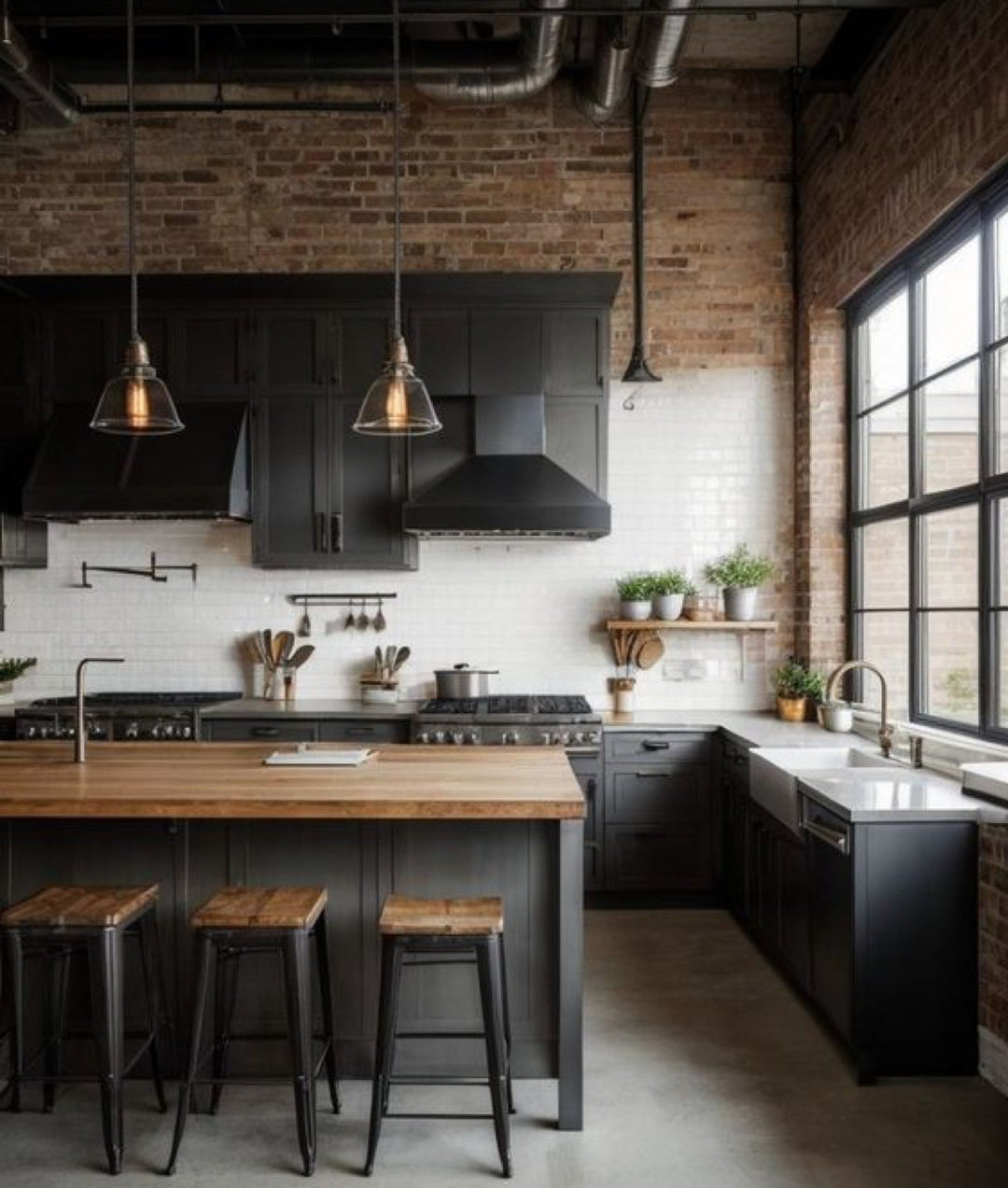 Industrial Kitchen: Where Raw Meets Refined in Culinary Design