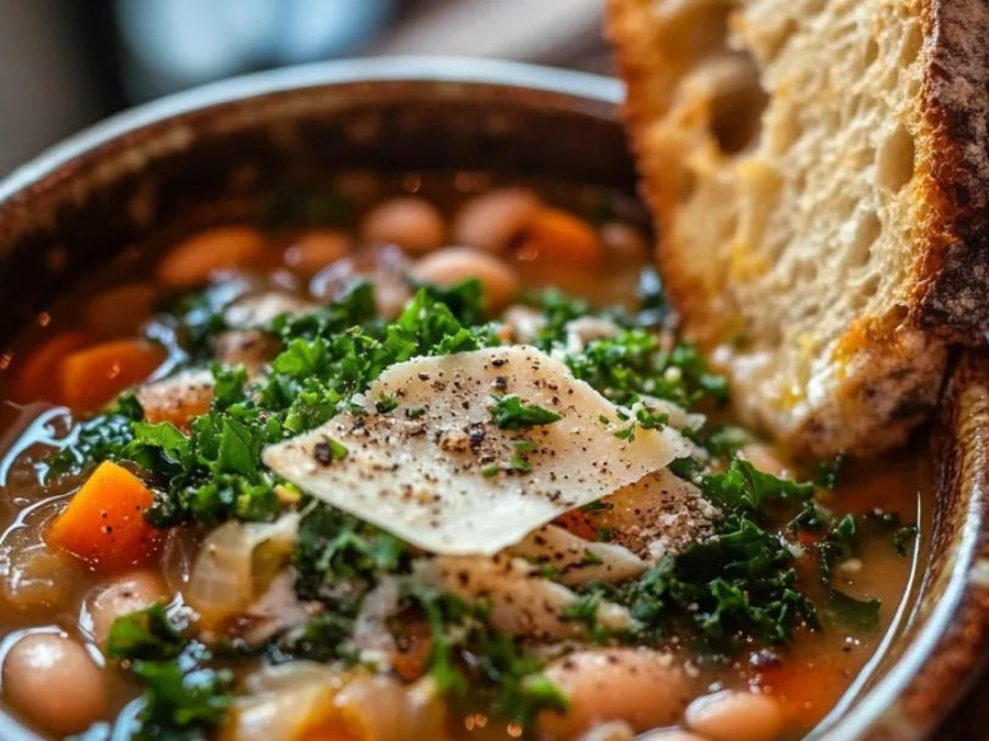 Tuscan White Bean Soup: A Rustic Embrace in a Bowl