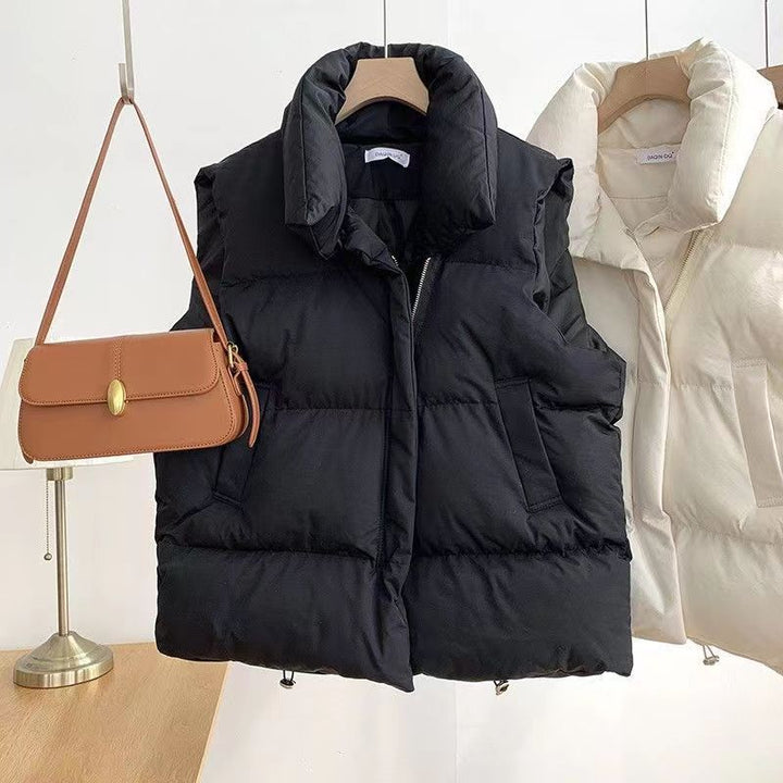 H&F Stand Collar Vest c