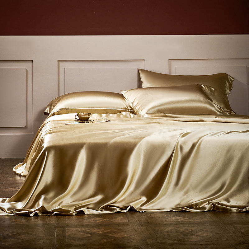 25-Pound Mulberry Silk Four-Piece Bedding Set