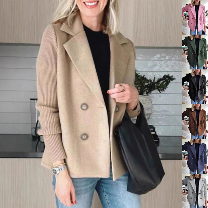 H&F Knitted Lapel Jacket c