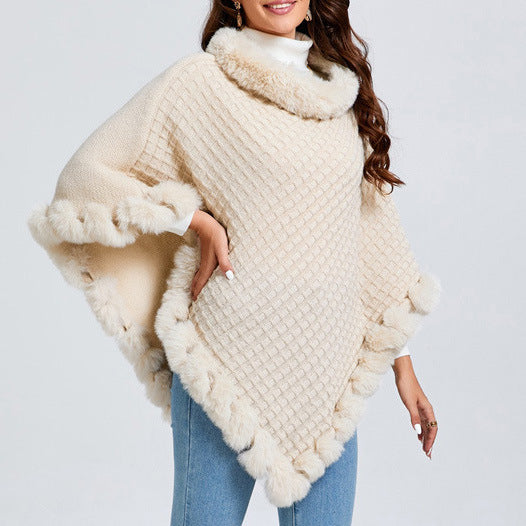 H&F Rabbit Fur Cape c