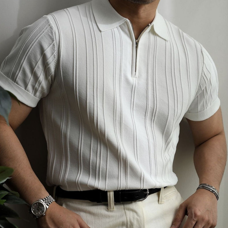 H&F Zipper Polo Shirt c