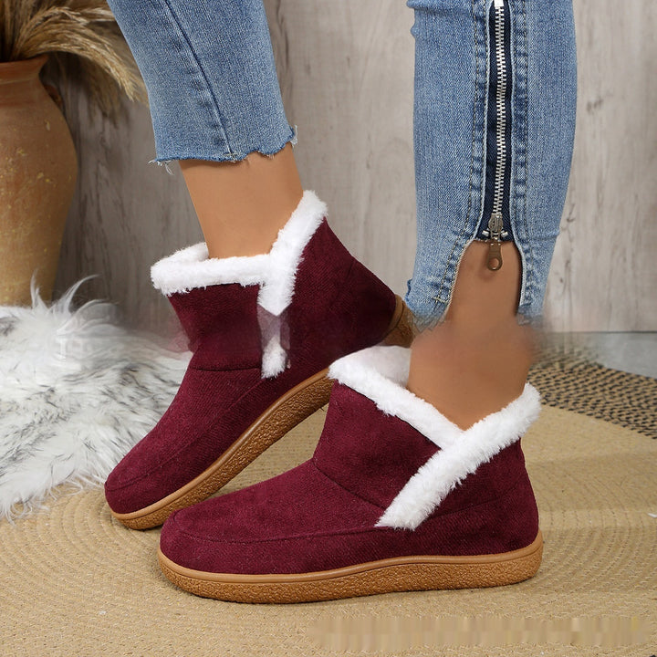H&F Cotton-Padded Fleece Shoes c