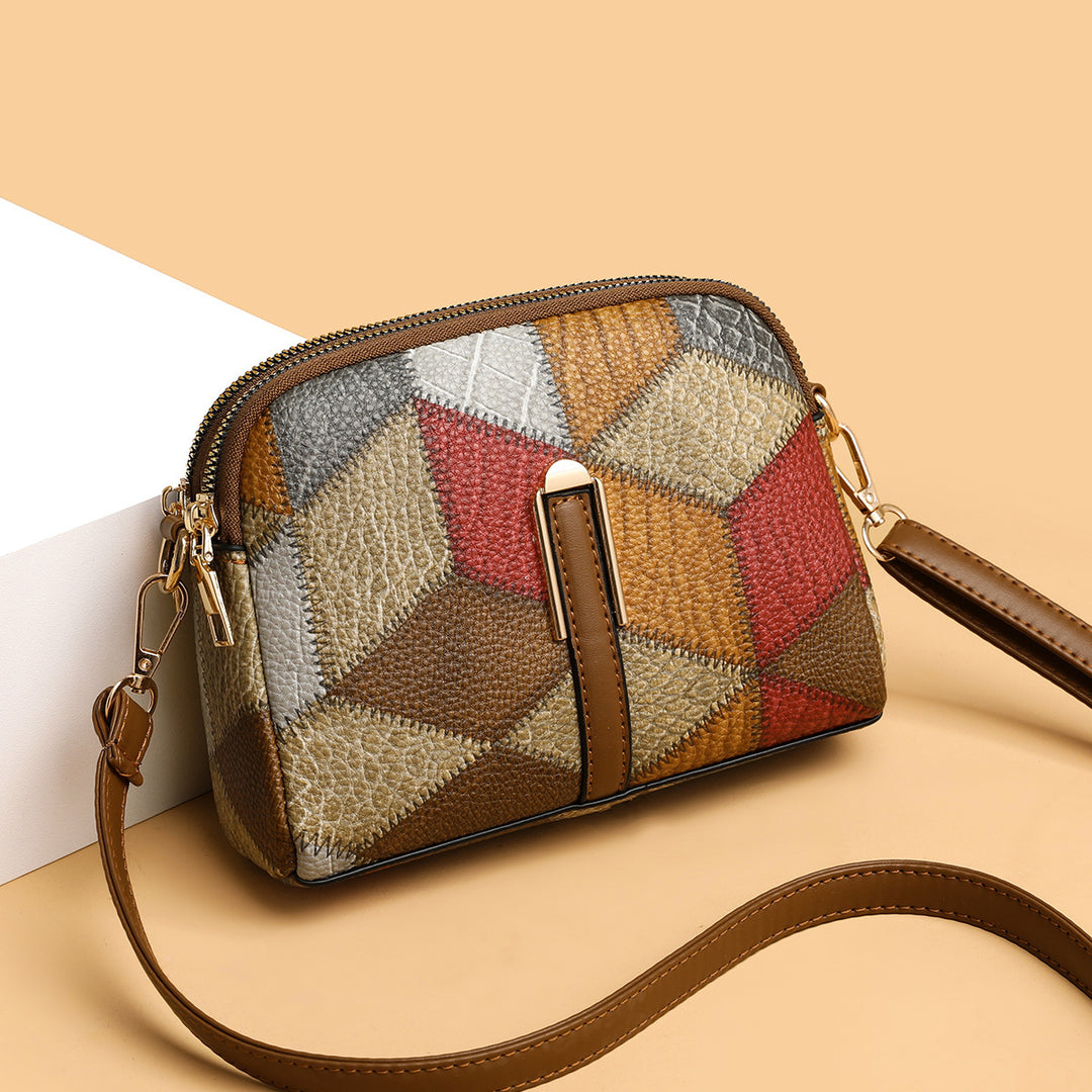 H&F Double-Zipper Crossbody c
