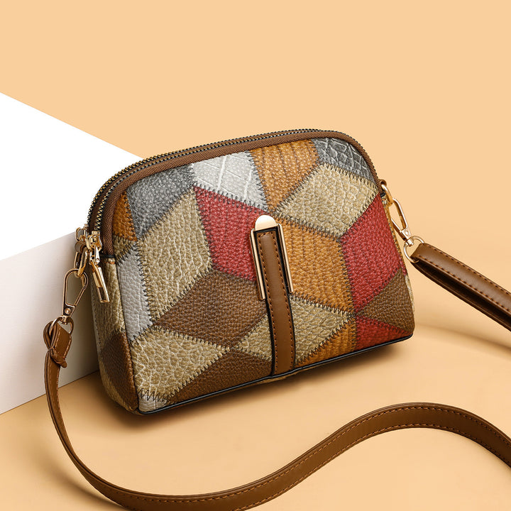 H&F Double-Zipper Crossbody c