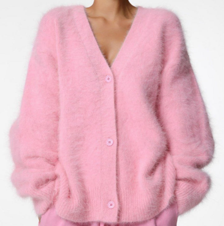 H&F V Neck Button Cardigan c