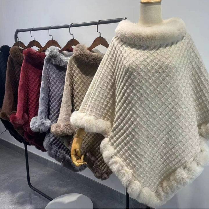 H&F Rabbit Fur Cape c