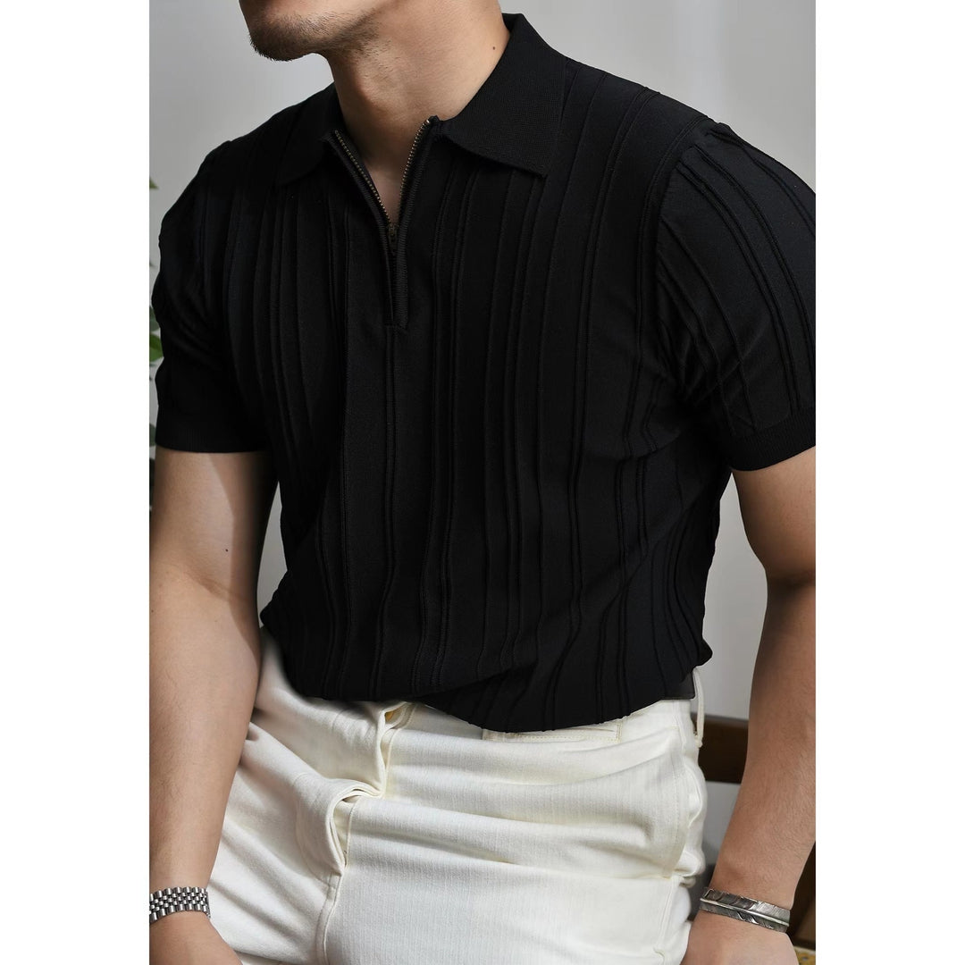 H&F Zipper Polo Shirt c