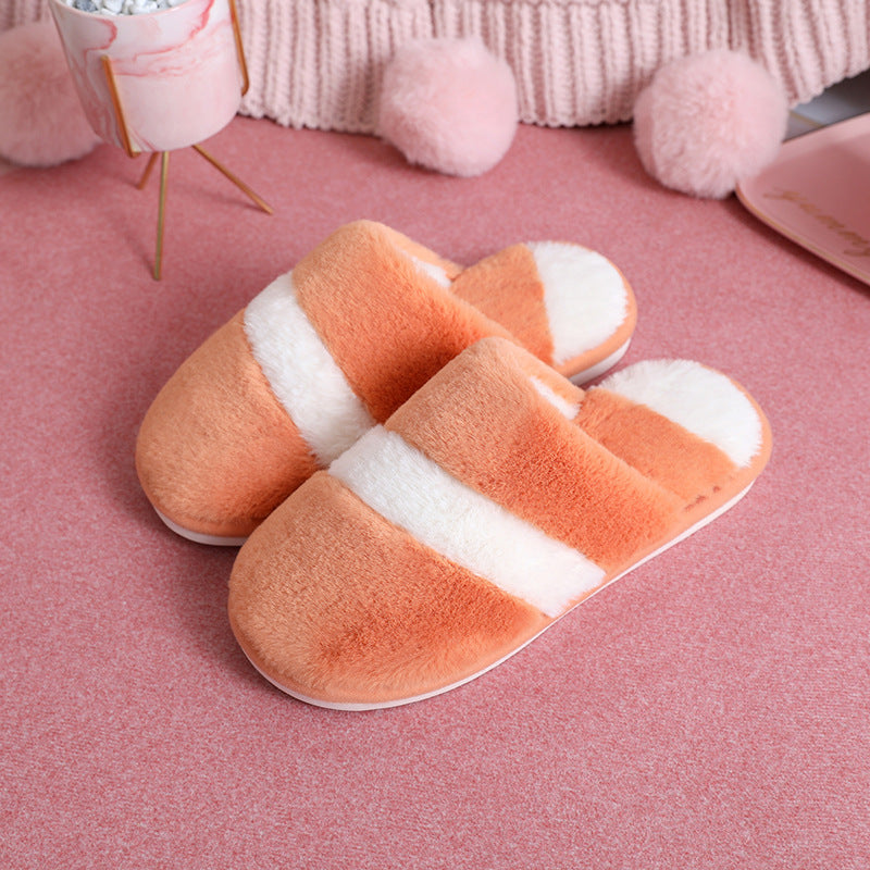 H&F Rabbit Fur Slippers c