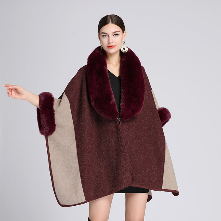 H&F Rabbit Fur Cape c