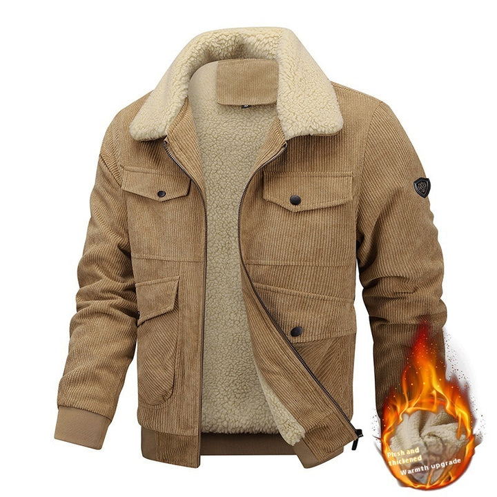 H&F Lapel Fleece Jacket c