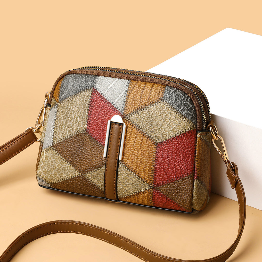 H&F Double-Zipper Crossbody c