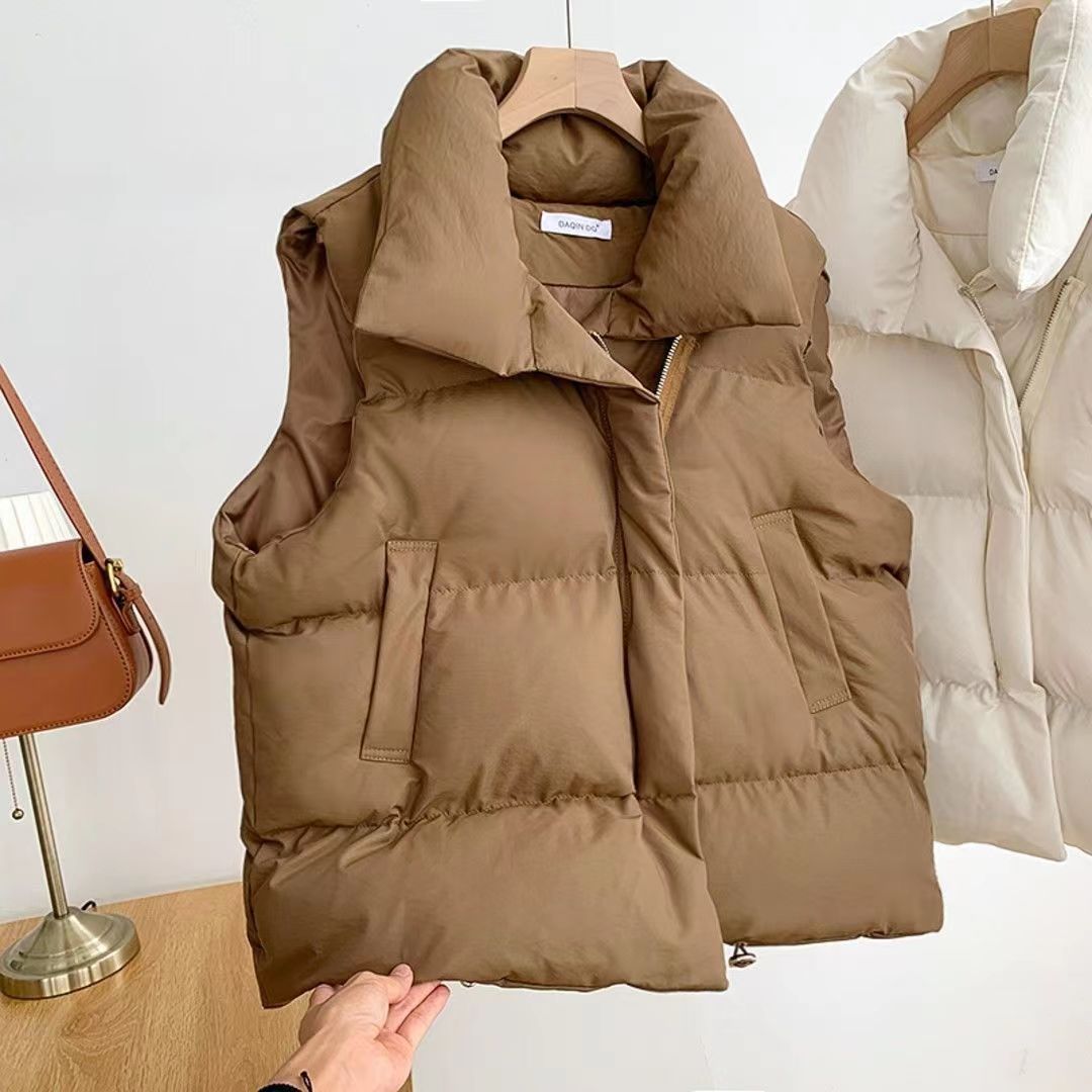 H&F Stand Collar Vest c