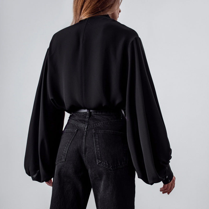 Long Sleeve French Blouse
