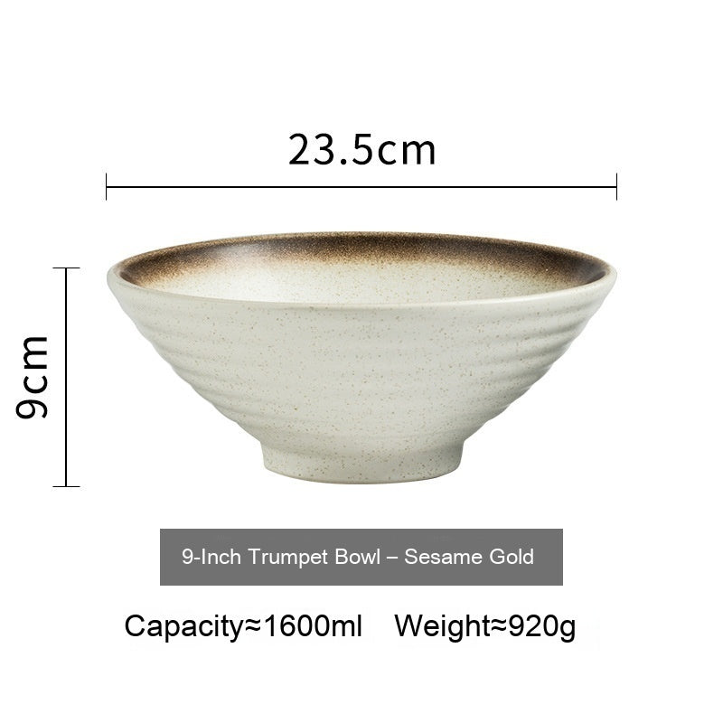 Spice-Dusted Ramen Ceramic Bowl