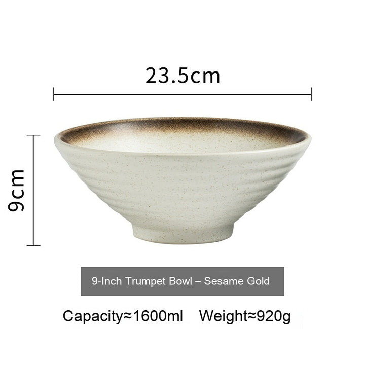 Spice-Dusted Ramen Ceramic Bowl