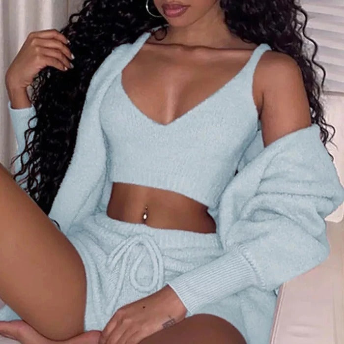 H&F 3pcs Pajama Set c