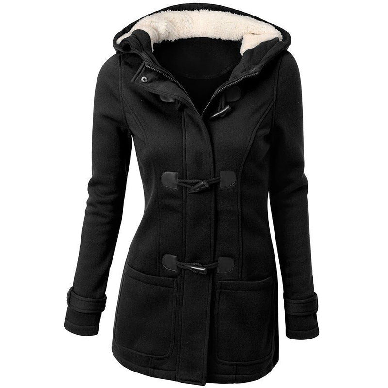 H&F Fur Collar Parka c