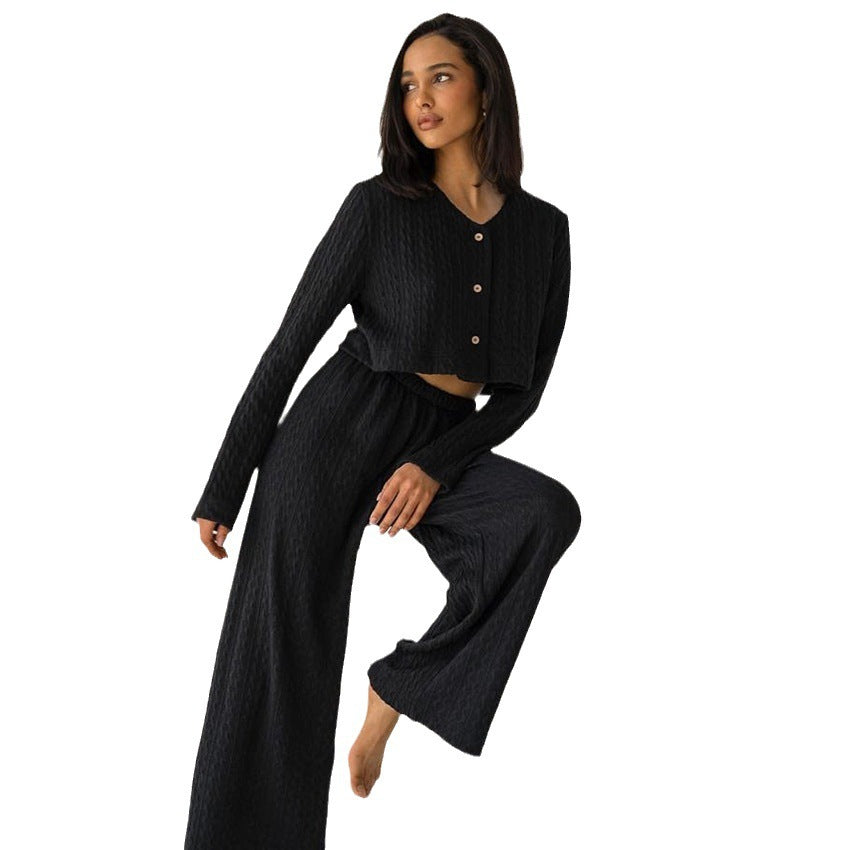 H&F Knit Pajama Set c