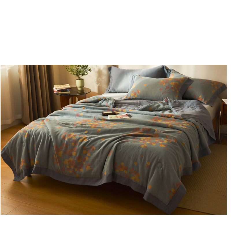 H&F — Cotton Class A Yarn-Dyed Jacquard Summer Blanket