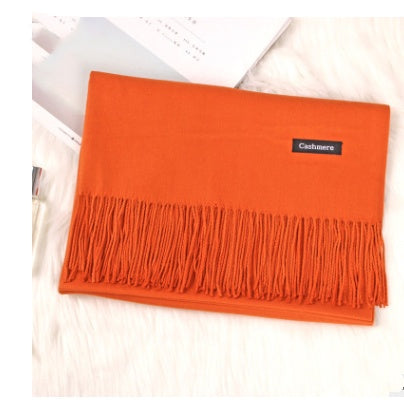 H&F Monochrome Cashmere Scarf c