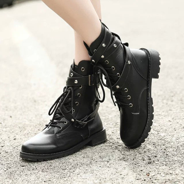 H&F Motorcycle Army Boots c