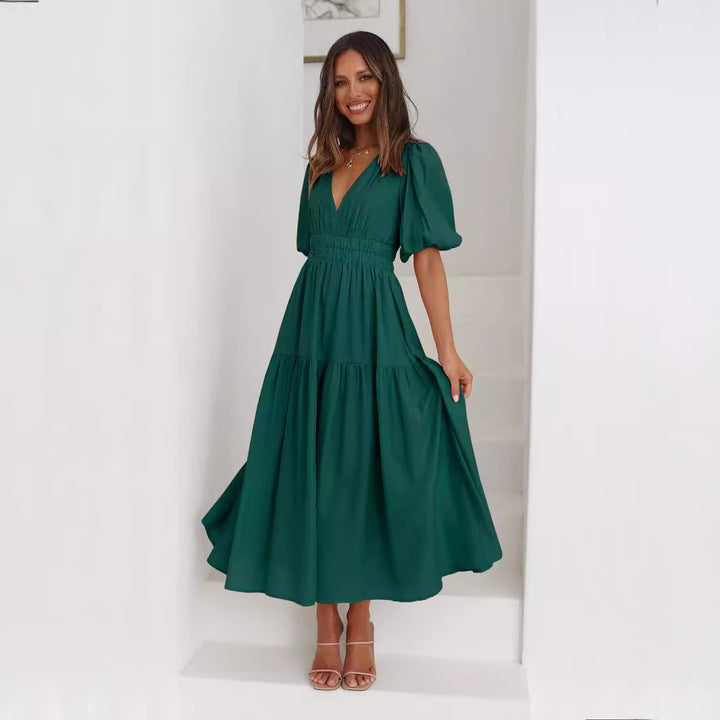 H&F Puff Sleeve Dress c
