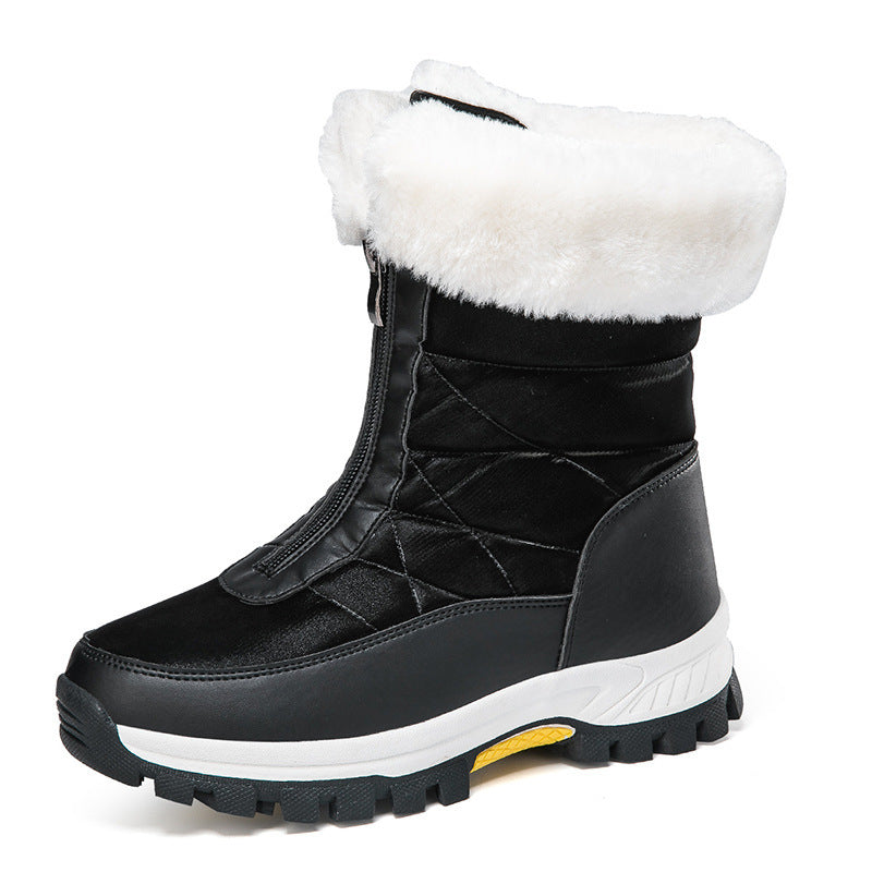 H&F Platform Zipper Ankle Boots c