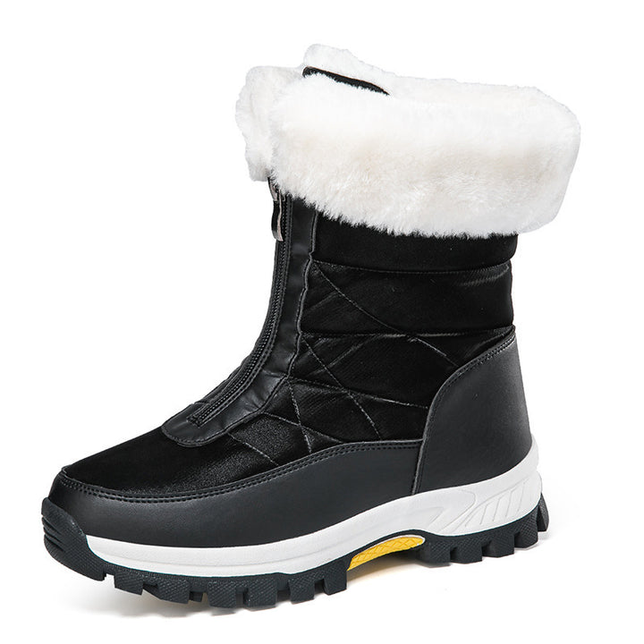 H&F Platform Zipper Ankle Boots c