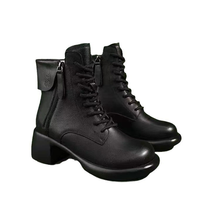 H&F Thick Ankle Boots c
