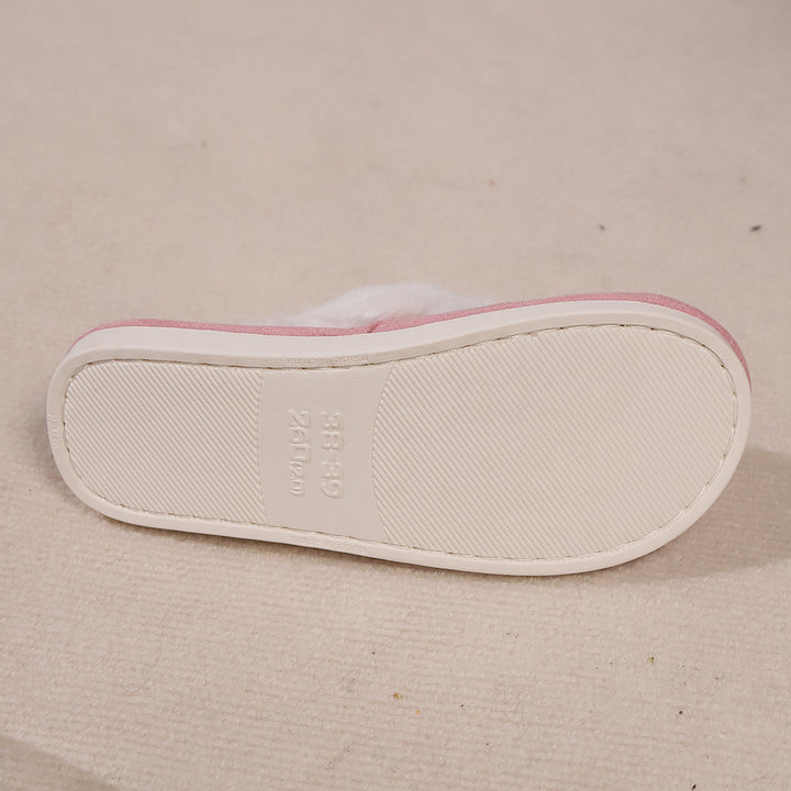 H&F Rabbit Fluffy Slippers c
