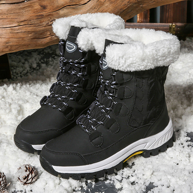H&F Velvet Snow Boots c