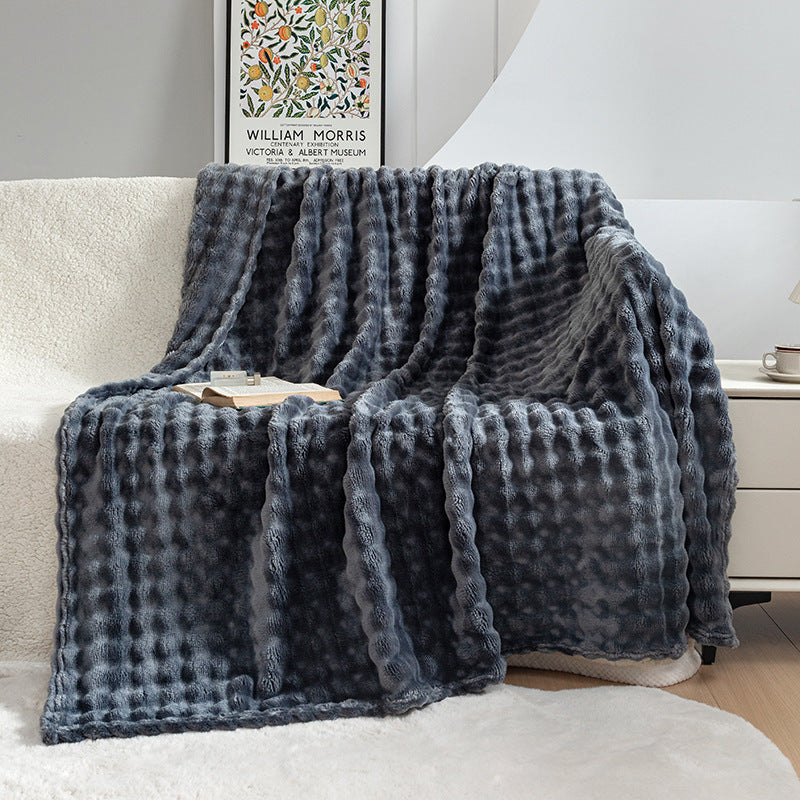 Bubble Flannel Air Conditioner Blanket ♡ Free Shipping