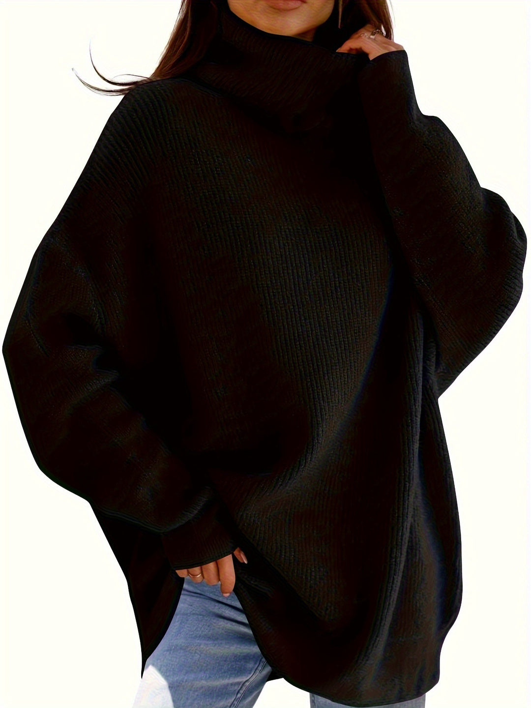 Oversized Turtleneck Sweater