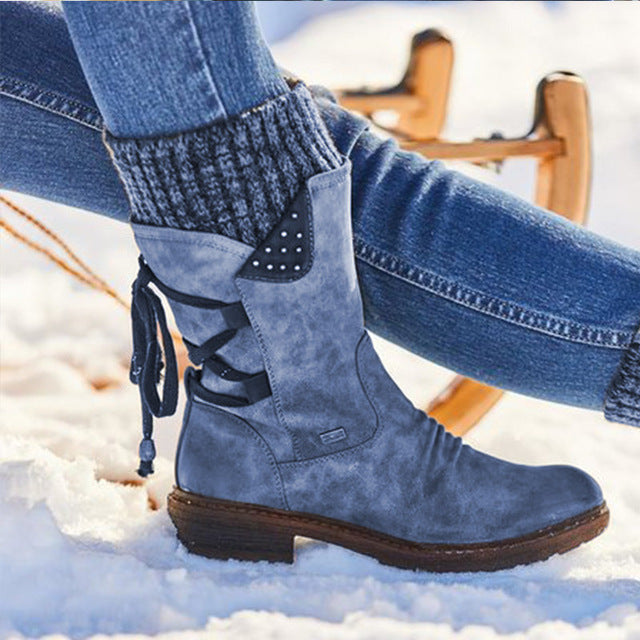 H&F Winter Mid-Calf Snow Boots c