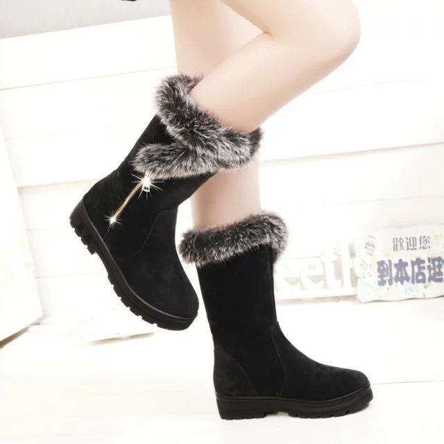 H&F Platform Snow Boots c