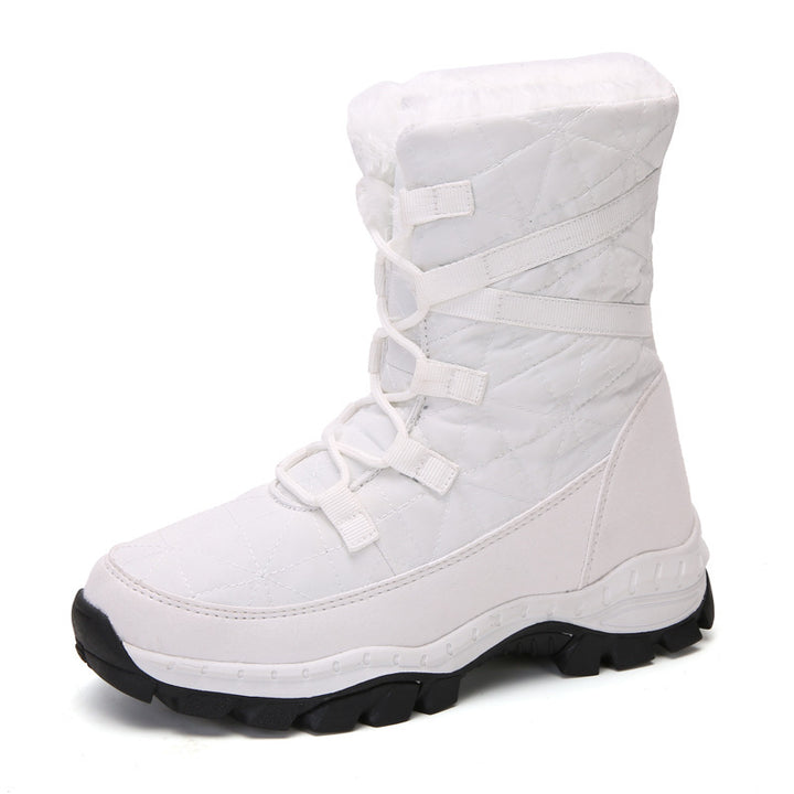 H&F Plush Velvet Snow Boots c