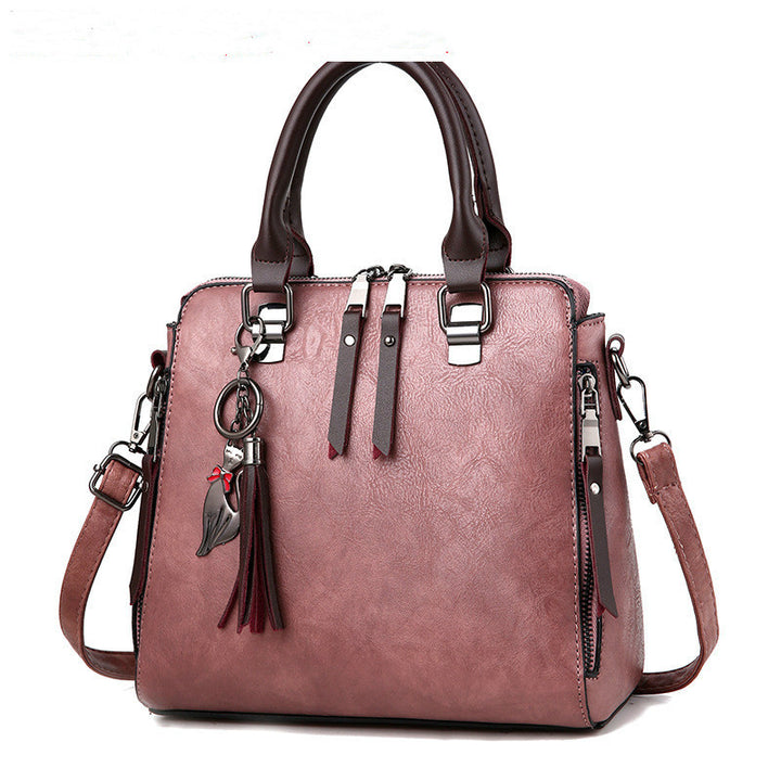 H&F Tassel Leather Tote c
