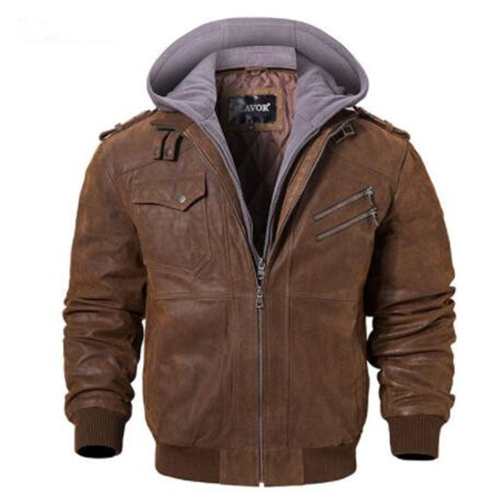 H&F Motorcycle Hooded Coat c