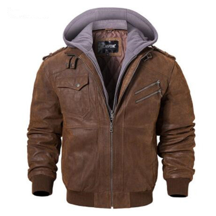 H&F Motorcycle Hooded Coat c