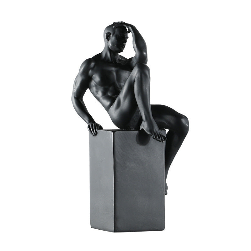 Character Resin Sculpture Living Room Desktop Decoration