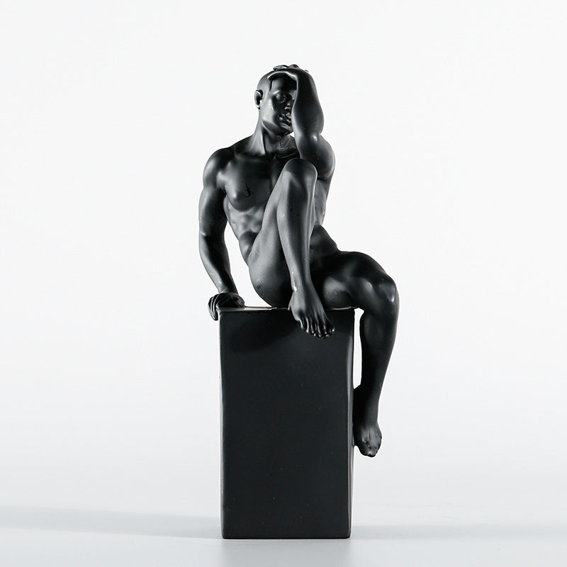 Character Resin Sculpture Living Room Desktop Decoration