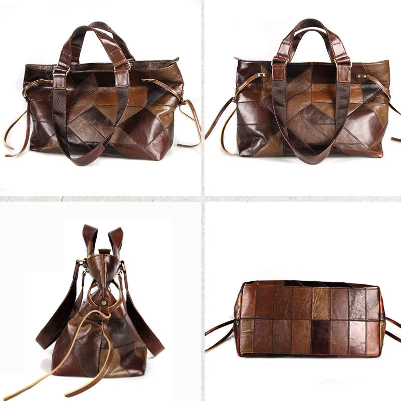 H&F Leather Shoulder Handbag c